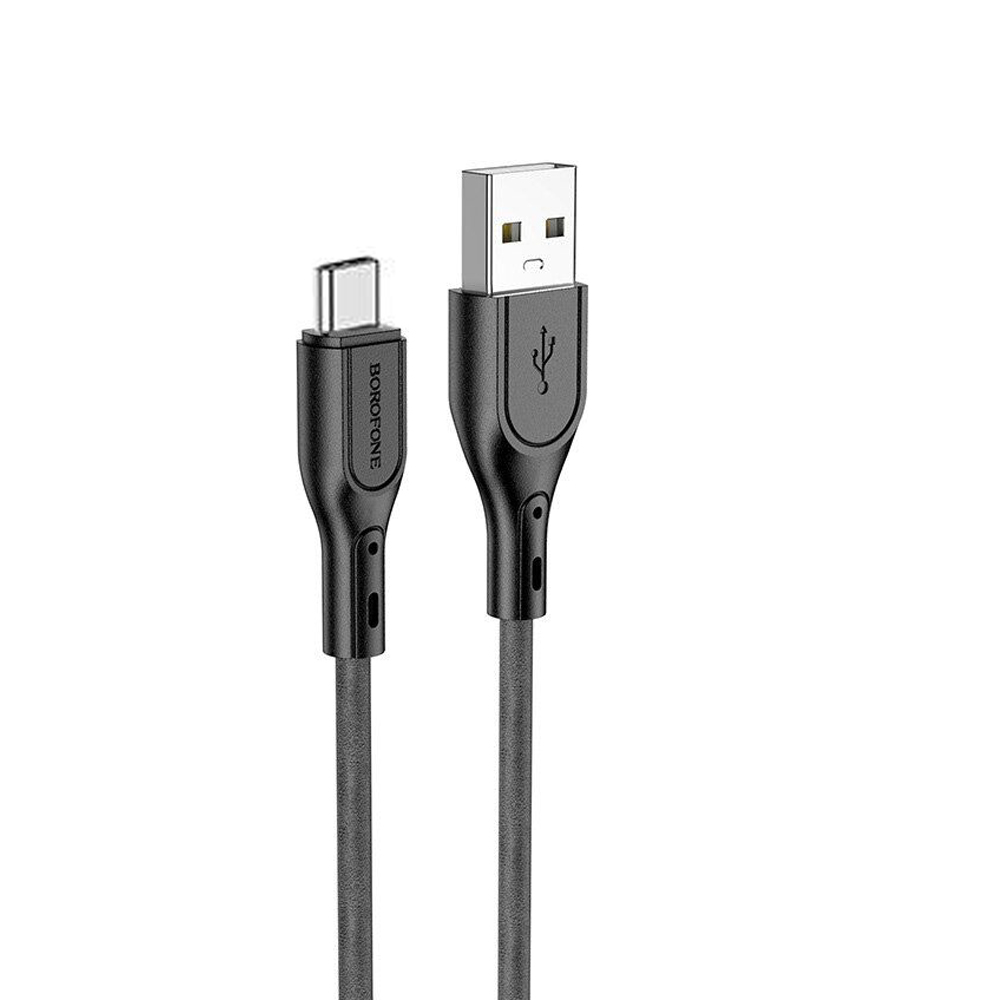 Кабель Borofone BX66 USB (m)-Type-C (m) 1.0м 5.0A силикон белый (1/360)
