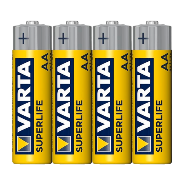 Батарейка Varta SUPERLIFE R6 AA Shrink 4 Heavy Duty 1.5V (2006) (4/60/600)