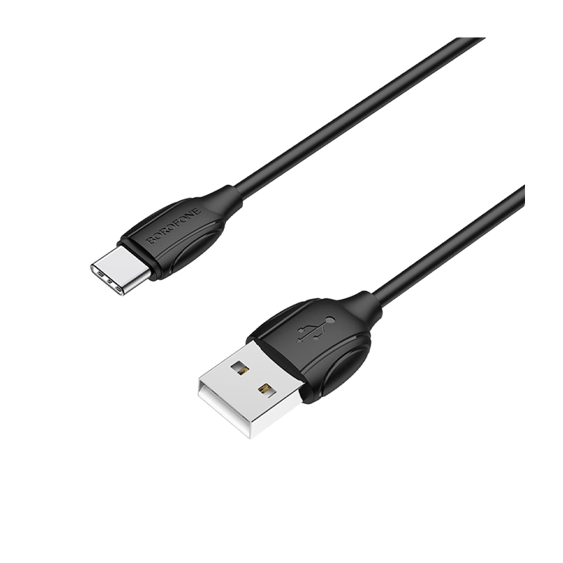Кабель Borofone BX19 USB (m)-Type-C (m) 1.0м 3.0A ПВХ черный (1/648)