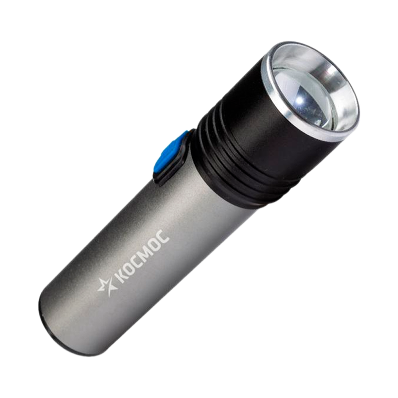 *Фонарь универсальный Космос 111Lit 3W LED от аккумулятора IP53 3 режима+ZOOM черный серый (1/60/120