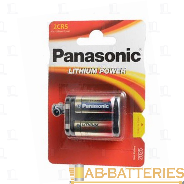 Батарейка Panasonic 2CR5 BL1 Lithium 6V