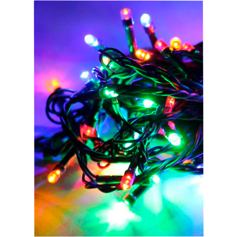 *Гирлянда Космос 100LED 10.8м лампочки нить 8 режимов ассорти (1/50) 