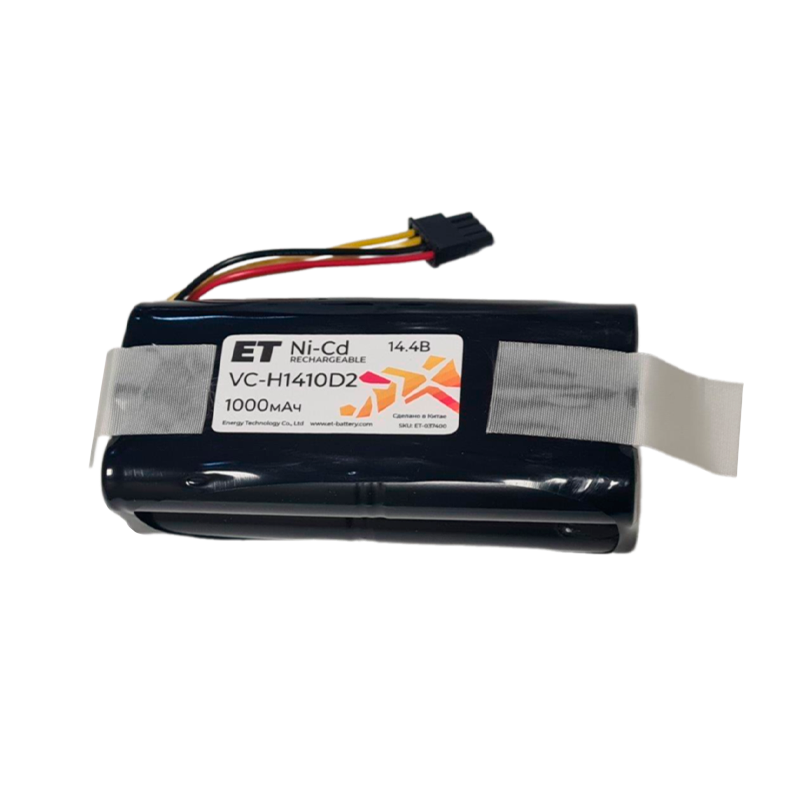 Аккумулятор ET VC-H1410D2 14.4В, 1000мАч, Ni-Cd