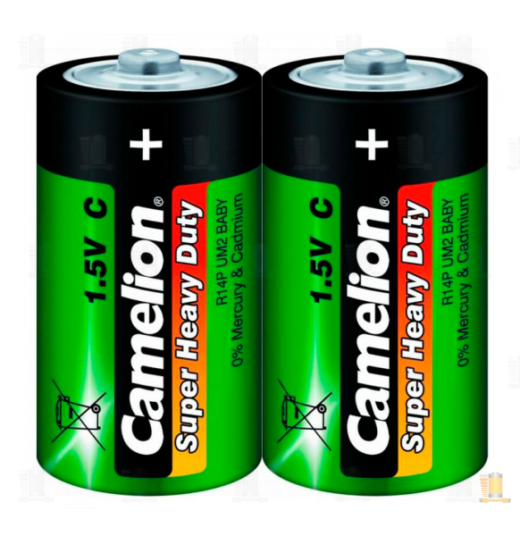 Батарейка Camelion Super R14 P BL2 Heavy Duty 1.5V (2/12/288)