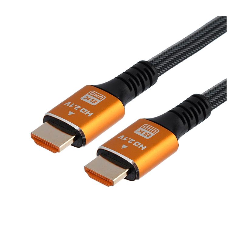 Кабель GoPower Ultra High Speed HDMI (m)-HDMI (m) 2.0м нейлон ver.2.1 8K 60Hz серый Premium Zip-Lock