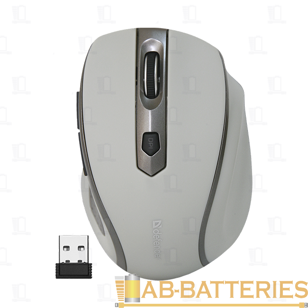 Мышь беспроводная Defender MM-675 Safari классическая USB бежевый (1/40)