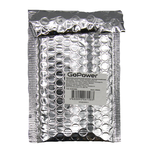 Аккумулятор Li-Pol GoPower LP602030 PK1 3.7V 300mAh с защитой (1/10)