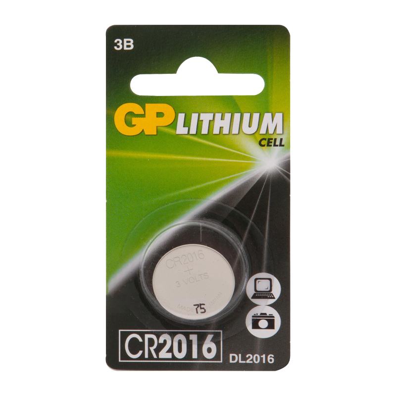 Батарейка GP CR2016 BL1 Lithium 3V (1/10/100/900)
