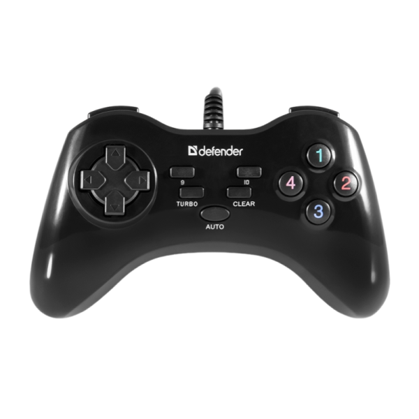 Геймпад проводной Defender Game Master G2 USB 13 кн. черный (1/20/40)