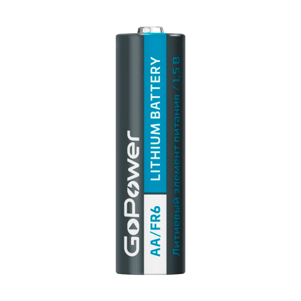 Батарейка GoPower FR6 AA BL2 Lithium 1.5V (2/20/200)