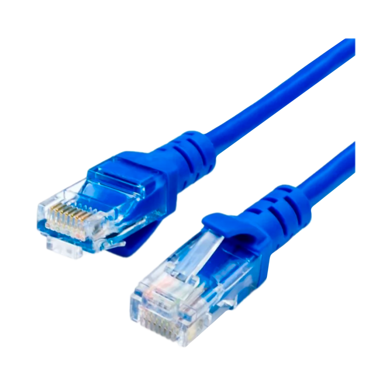 Патч-корд Atcom RJ-45 (m)-RJ-45 (m) 15.0м кат.5е ПВХ 24AWG синий (1/50)