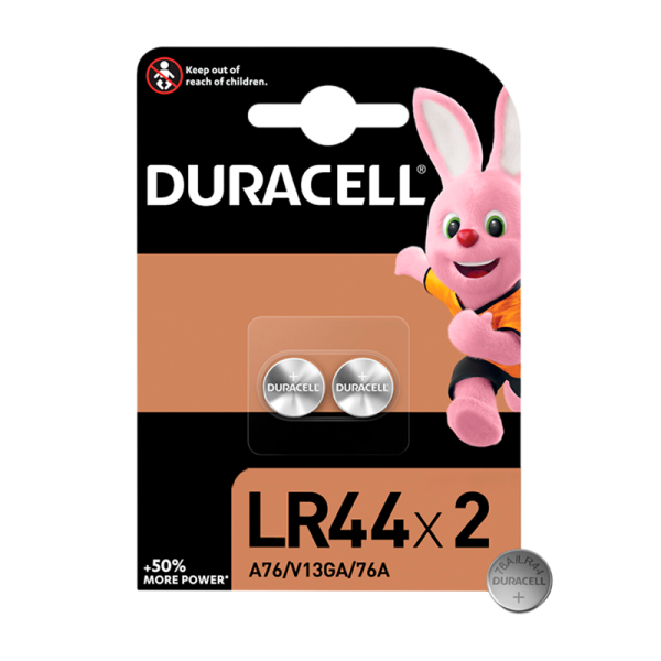 Батарейка Duracell G13/LR1154/LR44/357A/A76 BL2 Alkaline 1.5V (2/20/200)
