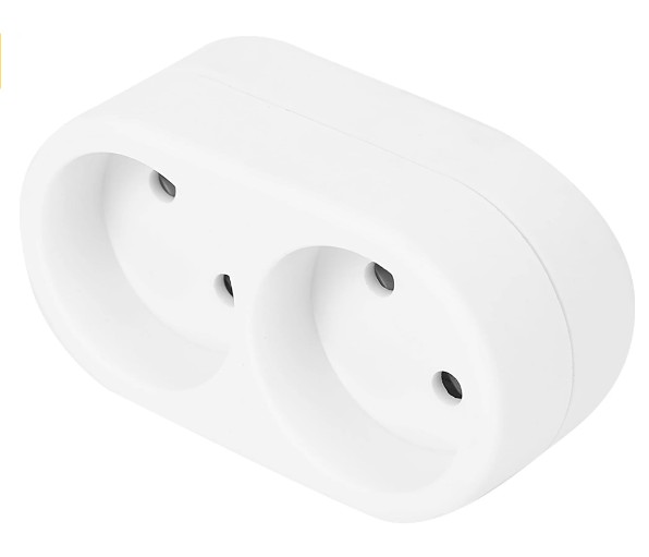 Разветвитель Старт C/A SA1/2-L 2р.Б/З 10A белый