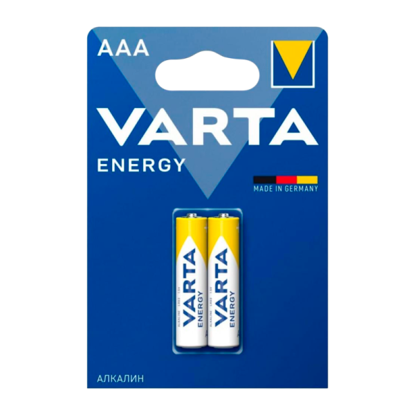 Батарейка Varta ENERGY LR03 AAA BL2 Alkaline 1.5V (4103) (2/20/100)
