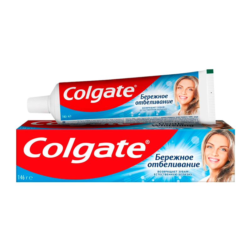 Зубная паста COLGATE Бережное Отбеливание 100мл (1/48)