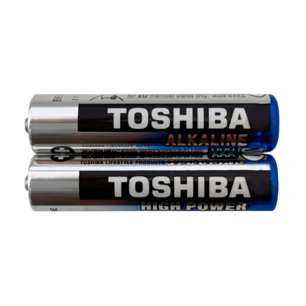 Батарейка Toshiba LR03 AAA Shrink 2 Alkaline 1.5V (2/60/1200)