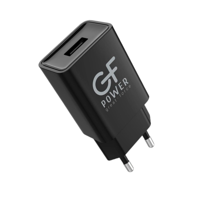 Сетевое З/У GFPower GF51 1USB 2.4A черный (120/480)
