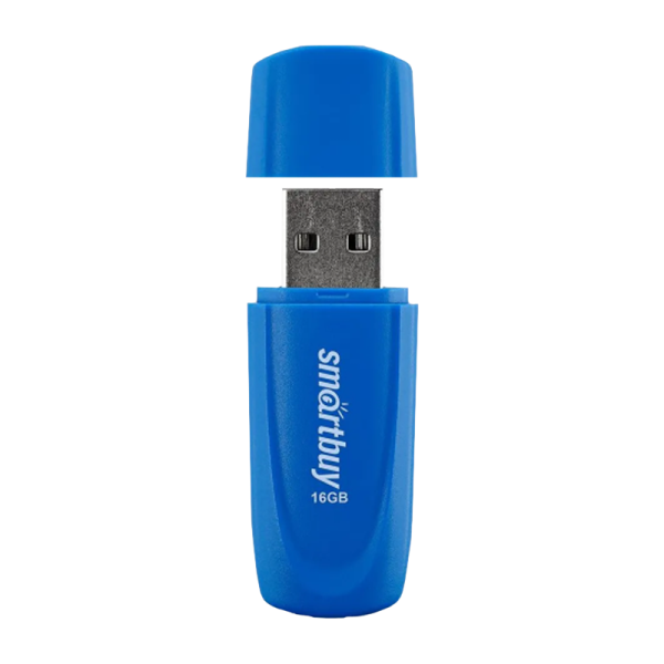 Флеш-накопитель Smartbuy Scout 16GB USB2.0 пластик синий