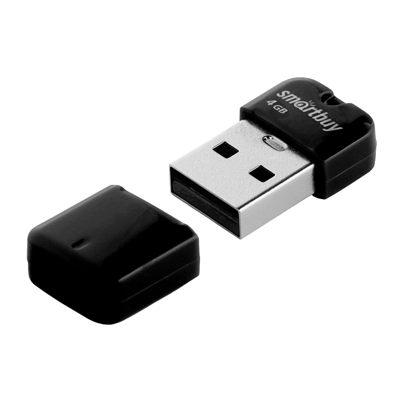Флеш-накопитель Smartbuy ART 4GB USB2.0 пластик черный