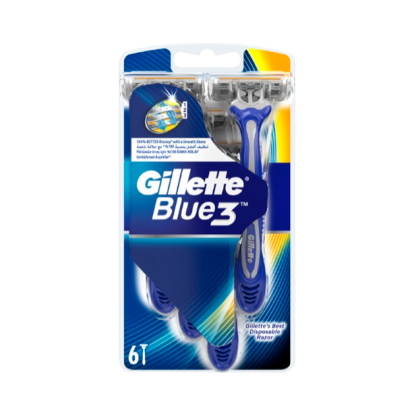 Бритва Gillette BLUE3 COMFORT 3 лезвия прорезиненная ручка 6+2шт. (1/3/12)