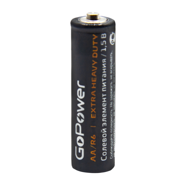Батарейка GoPower R6 AA BL4 Heavy Duty 1.5V (4/48/576)