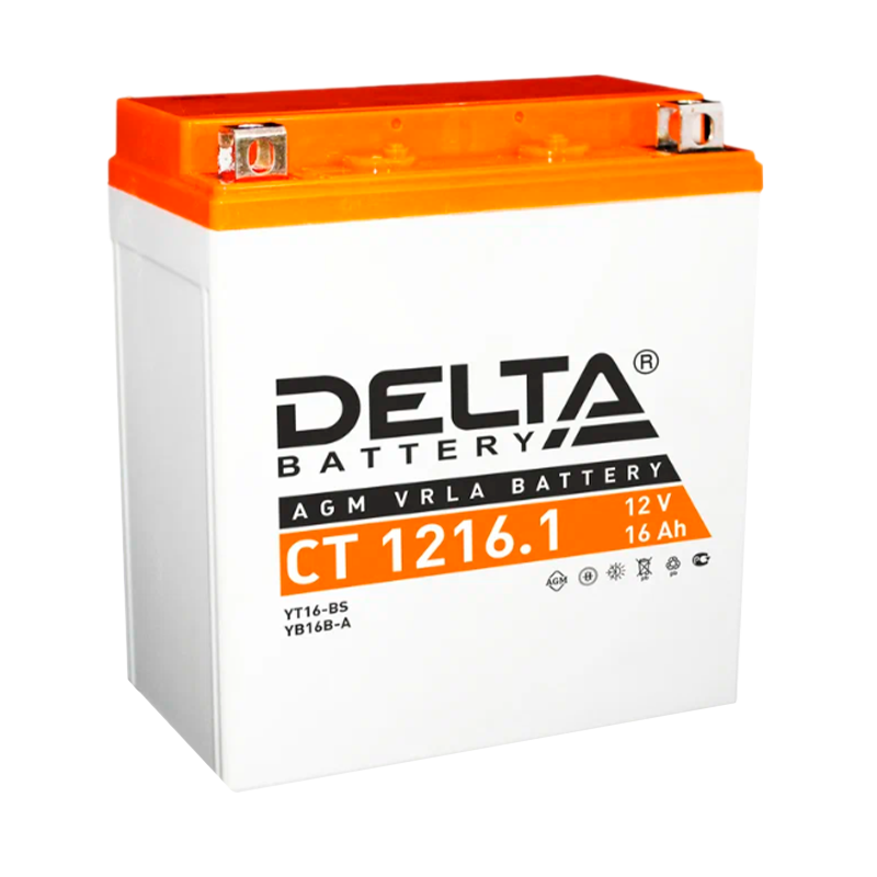 Аккумулятор для мототехники Delta CT 1216.1 (1/4)