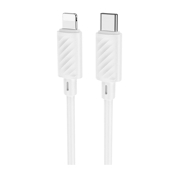 Кабель HOCO X88 Lightning (m)-Type-C (m) 1.0м 20W ПВХ белый (1/420)