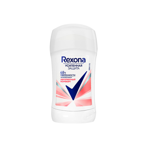 Дезодорант женский Rexona Абсолютный комфорт стик 45мл (1/6)