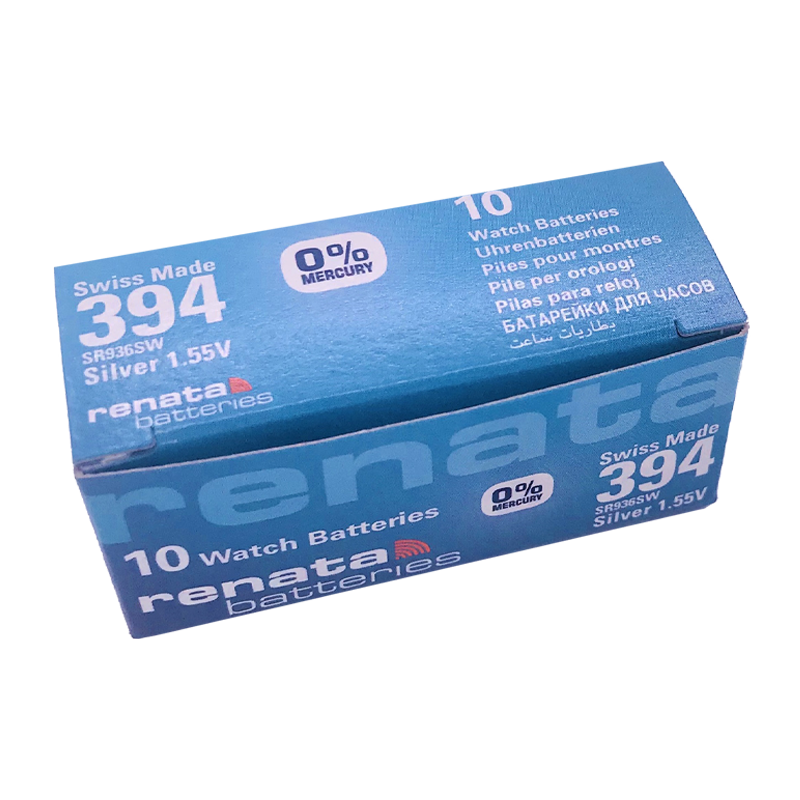 Батарейка Renata 394 (SR936SW) Silver Oxide 1.55V (1/10/100)