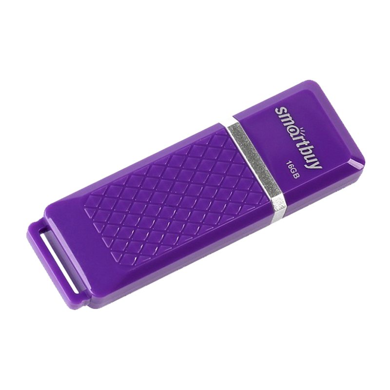 Флеш-накопитель Smartbuy Quartz 16GB USB2.0 пластик фиолетовый