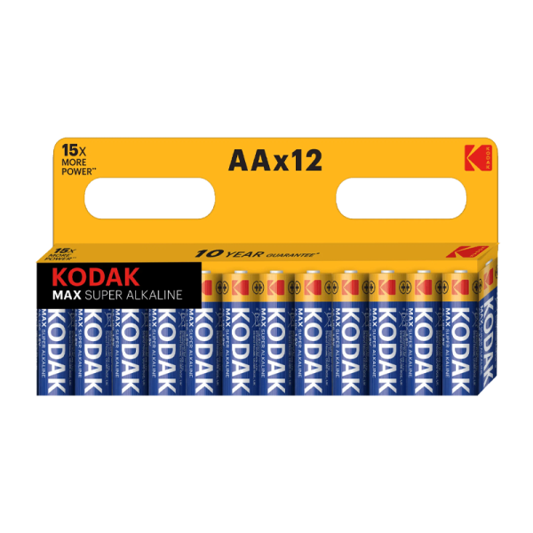 Батарейка Kodak MAX LR6 AA BL12 Alkaline 1.5V (12/120/720/17280)