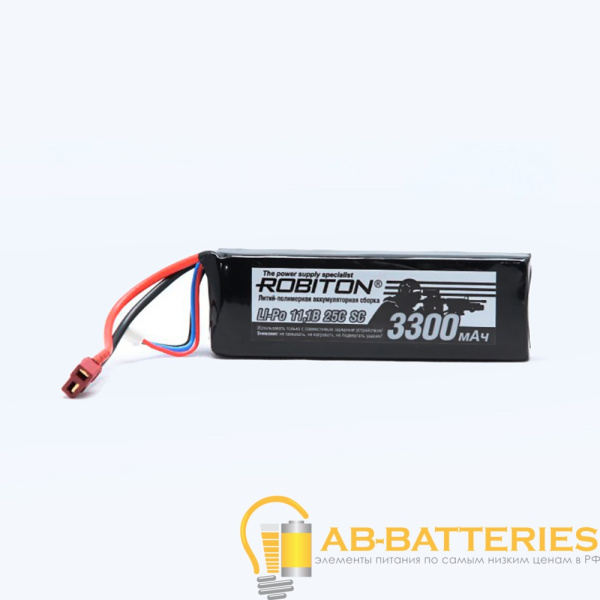Аккумуляторная сборка ROBITON LP-STB3-3300 Lipo 11.1В 3300мАч (1/30)