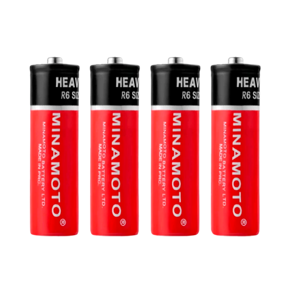 Батарейка Minamoto R6 AA Shrink 4 Heavy Duty 1.5V (4/60/1200)