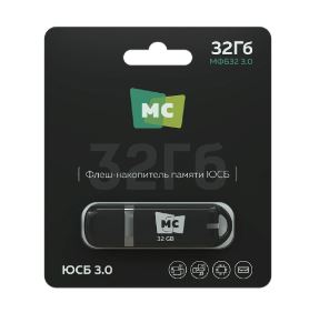 Флеш-накопитель MORE CHOICE МФБ32 3.0 32GB USB3.0 пластик черный