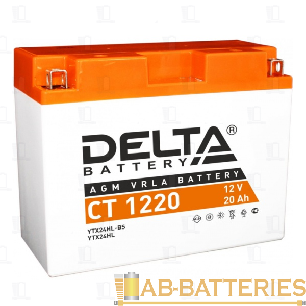 Аккумулятор для мототехники Delta CT 1220 (1/4)