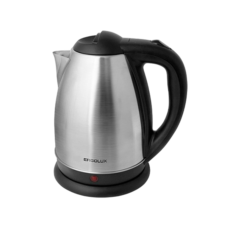 Электрочайник Ergolux ELX-KS01-C72 2300W 1.8л серебряный черный