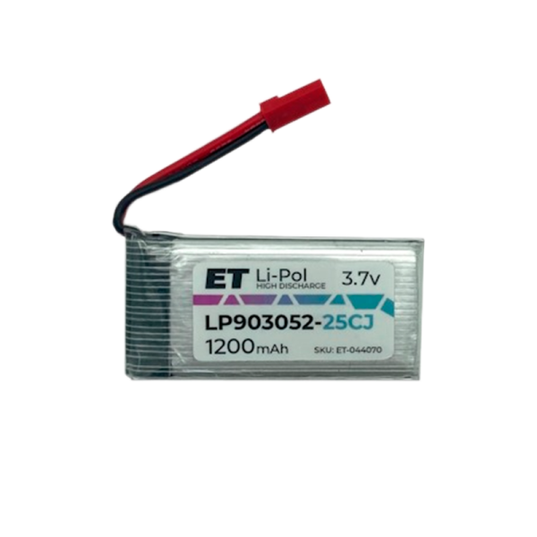 Аккумулятор ET LP903052-20C Li-Pol, 3.7В, 1200мАч (1/20)