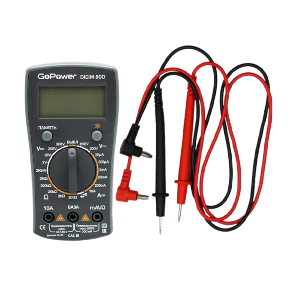 Мультиметр GoPower DigiM 800 (1/80)