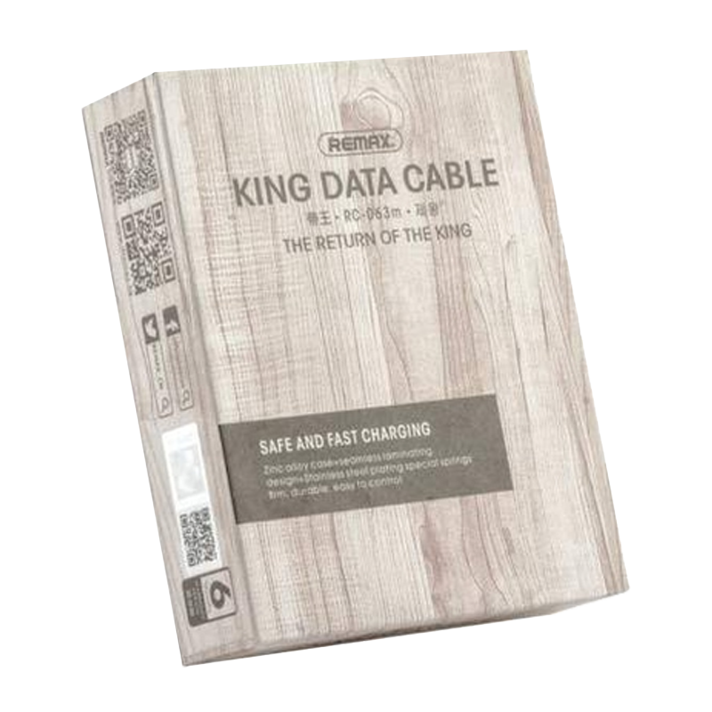 USB кабель REMAX King (Micro) RC-063m Серебро