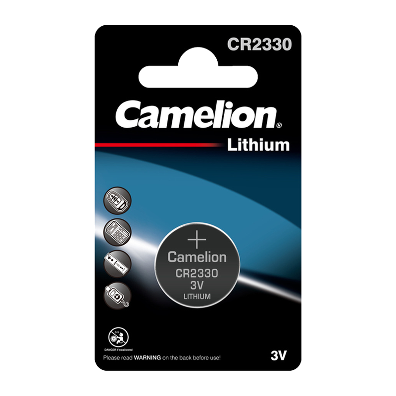 Батарейка Camelion CR2330 BL1 Lithium 3V (1/10/1800)