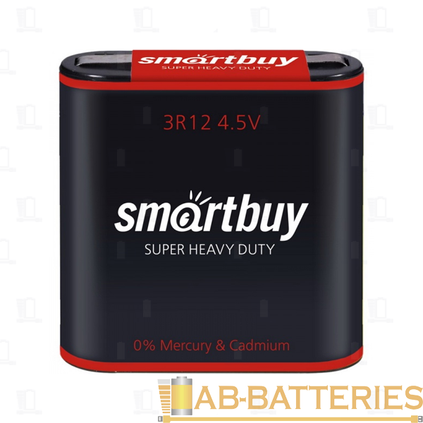 Батарейка Smartbuy Super 3R12 Shrink 1 Heavy Duty 12V (1/12/144)
