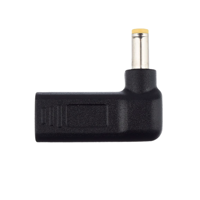 Адаптер GoPower Type-C (m)-5.5x2.5mm (m) черный