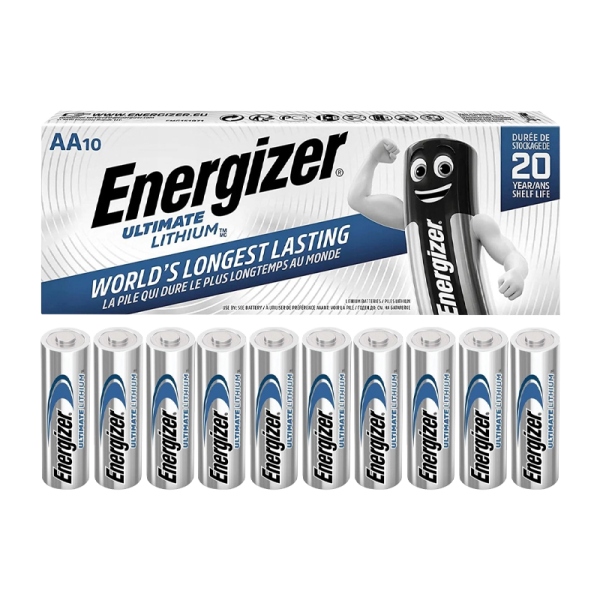 Батарейка Energizer Ultimate FR6 AA BOX10 Lithium 1.5V (10/120)