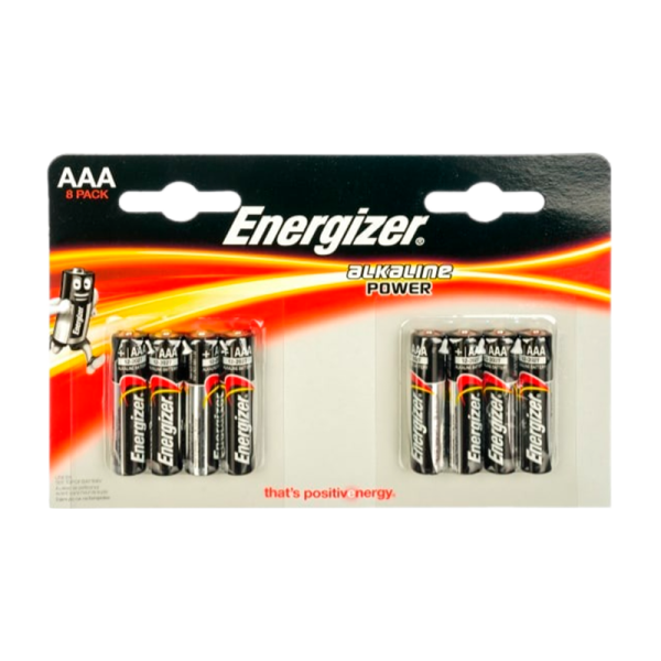 Батарейка Energizer Alkaline power LR03 AAA BL8 Alkaline 1.5V (8/96)