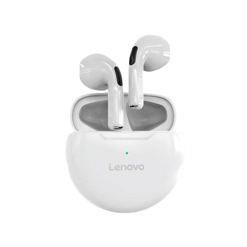 Наушники вставные Lenovo HT38 bluetooth 5.0 с микр. белый