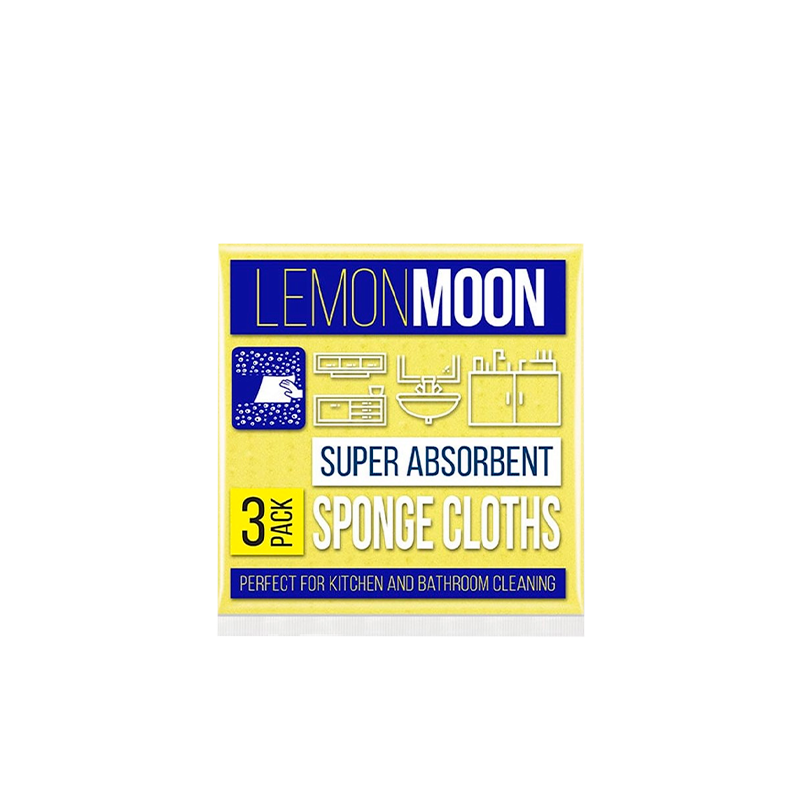 Салфетка Lemon Moon 15x15см целлюлоза 3шт. (1/36)