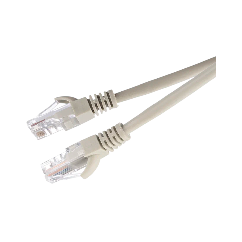 Патч-корд GoPower RJ-45 (m)-RJ-45 (m) 3.0м кат.5е ПВХ 26AWG CCA серый в пакете (1/100)