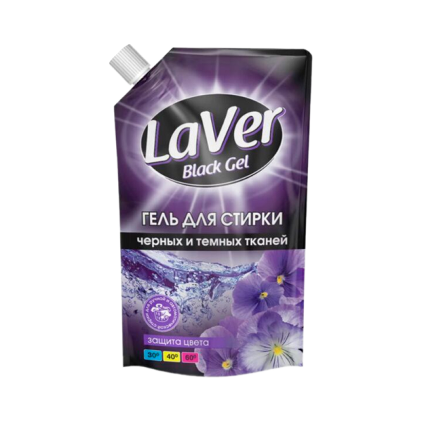 Гель для стирки черного белья LaVer 1л дой-пак (1/6/90)