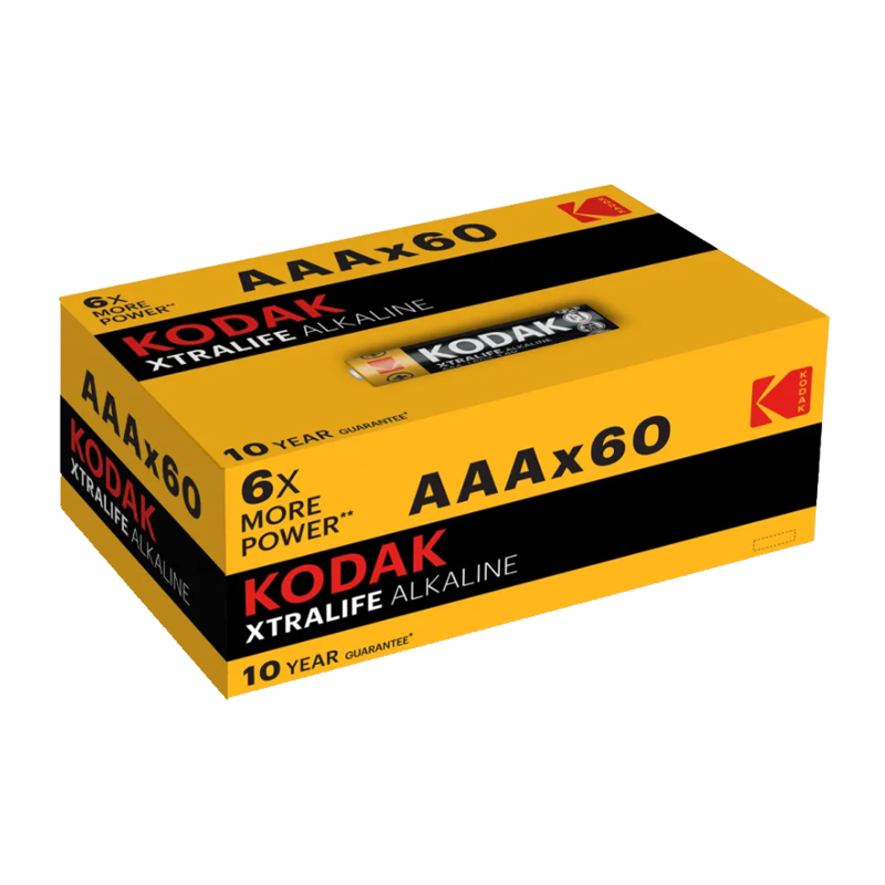 Батарейка Kodak XTRALIFE LR03 AAA BOX60 Alkaline 1.5V (60/1200/38400)