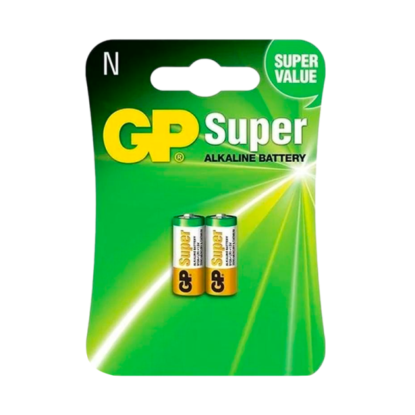 Батарейка GP Super LR1 N BL2 Alkaline 1.5V (2/20/160) R
